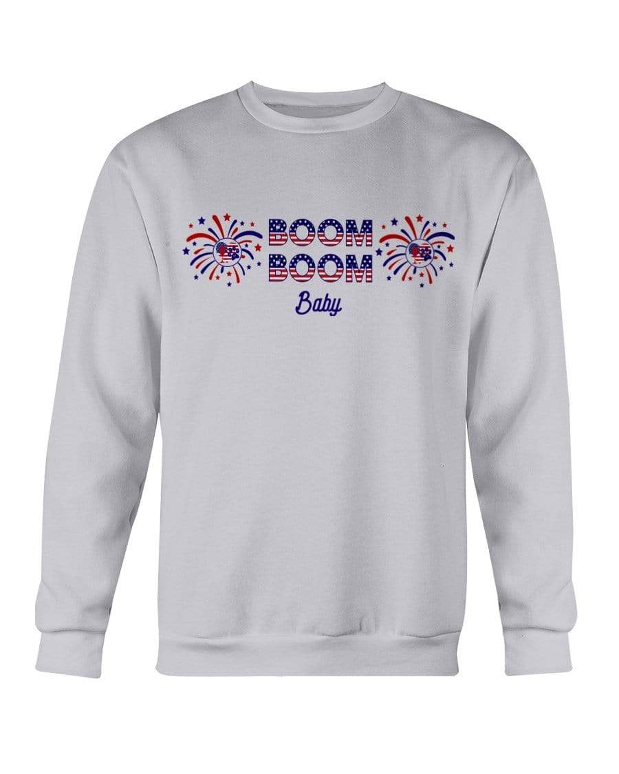 Sweatshirts Ash / S Winey Bitches Co "Boom Boom Baby" Sweatshirt - Crew WineyBitchesCo