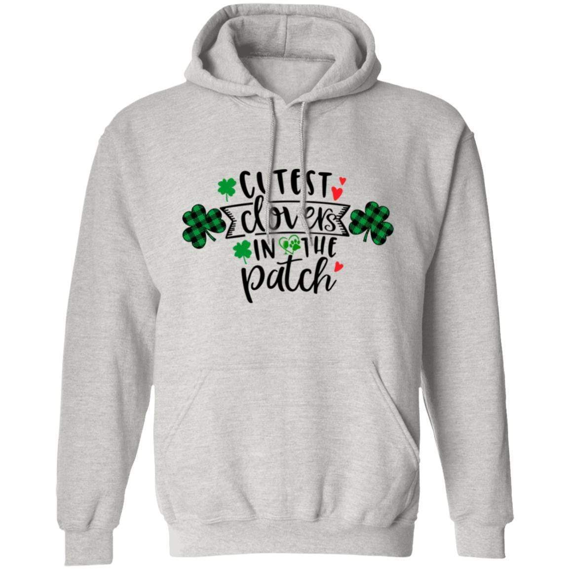 Sweatshirts Ash / S Winey Bitches Co "Cutest Clovers in the Patch" Pullover Hoodie 8 oz. WineyBitchesCo