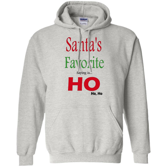 Sweatshirts Ash / S WineyBitches.co "Santas Favorite Saying" Pullover Hoodie WineyBitchesCo