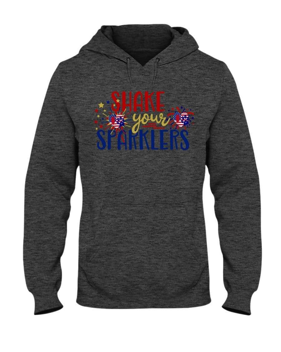 Sweatshirts Black Heather / S Winey Bitches Co "Shake your Sparklers" 50/50 Hoodie WineyBitchesCo