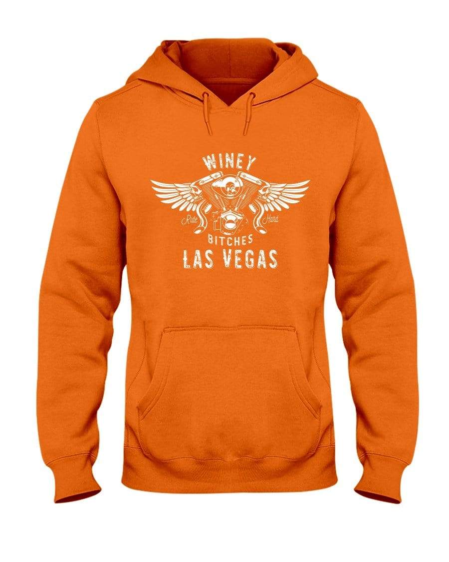 Sweatshirts Burnt Orange / S Winey Bitches "Ride Hard Las Vegas" 50/50 Hoodie WineyBitchesCo