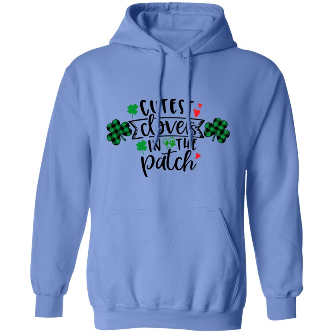 Sweatshirts Carolina Blue / S Winey Bitches Co "Cutest Clovers in the Patch" Pullover Hoodie 8 oz. WineyBitchesCo