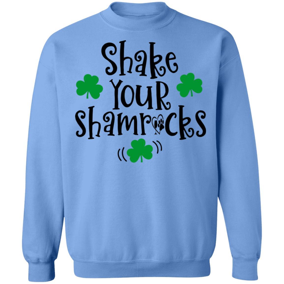 Sweatshirts Carolina Blue / S Winey Bitches Co "Shake Your Shamrocks" Crewneck Pullover Sweatshirt  8 oz. WineyBitchesCo