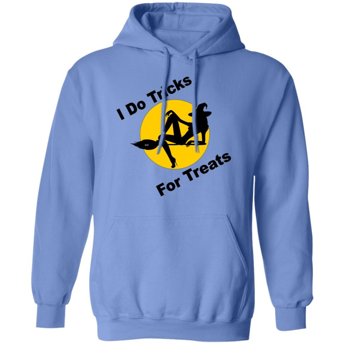 Sweatshirts Carolina Blue / S WineyBitches.Co "I Do Tricks For Treats" Pullover Hoodie 8 oz. WineyBitchesCo