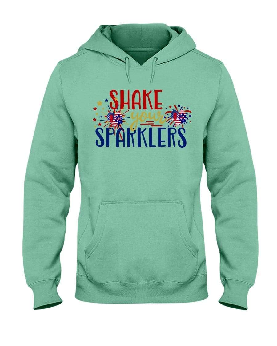 Sweatshirts Cool Mint / S Winey Bitches Co "Shake your Sparklers" 50/50 Hoodie WineyBitchesCo