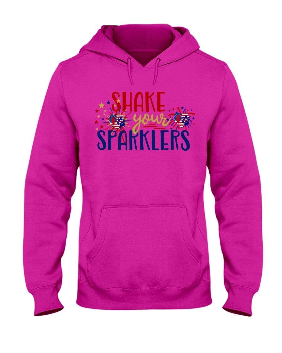 Sweatshirts Cyber Pink / S Winey Bitches Co "Shake your Sparklers" 50/50 Hoodie WineyBitchesCo