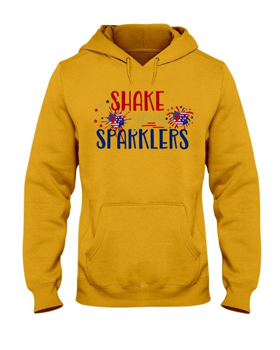 Sweatshirts Gold / S Winey Bitches Co "Shake your Sparklers" 50/50 Hoodie WineyBitchesCo