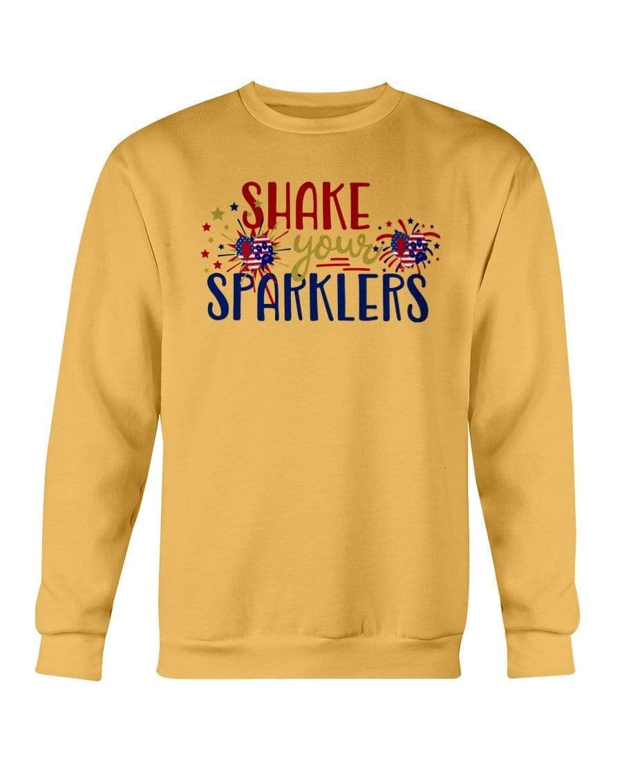 Sweatshirts Gold / S Winey Bitches Co "Shake your Sparklers" Sweatshirt - Crew WineyBitchesCo