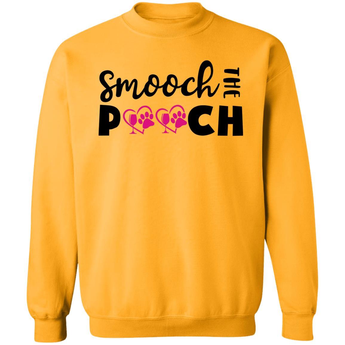 Sweatshirts Gold / S Winey Bitches Co "Smooch The Pooch" Crewneck Pullover Sweatshirt  8 oz. WineyBitchesCo