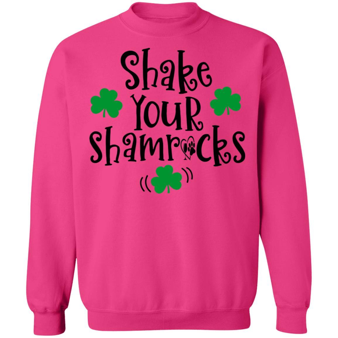 Sweatshirts Heliconia / S Winey Bitches Co "Shake Your Shamrocks" Crewneck Pullover Sweatshirt  8 oz. WineyBitchesCo