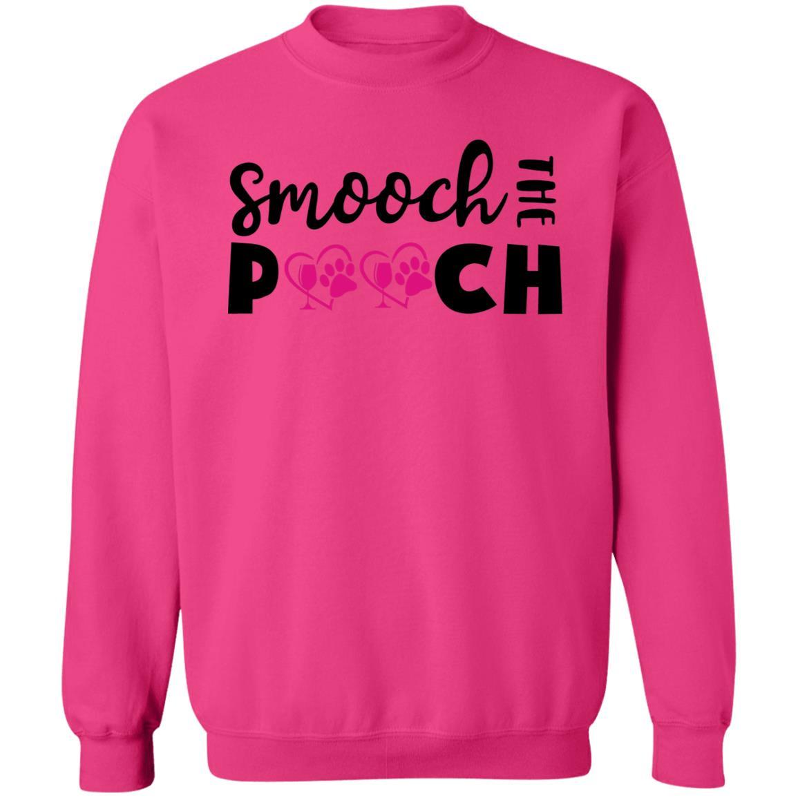 Sweatshirts Heliconia / S Winey Bitches Co "Smooch The Pooch" Crewneck Pullover Sweatshirt  8 oz. WineyBitchesCo