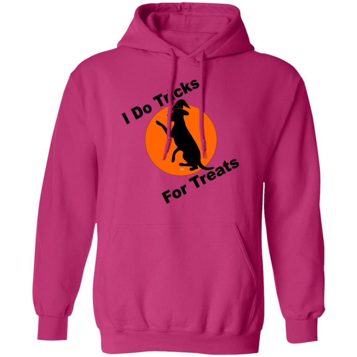 Sweatshirts Heliconia / S WineyBitches.Co "I Do Tricks For Treats" Dog- Pullover Hoodie 8 oz. WineyBitchesCo