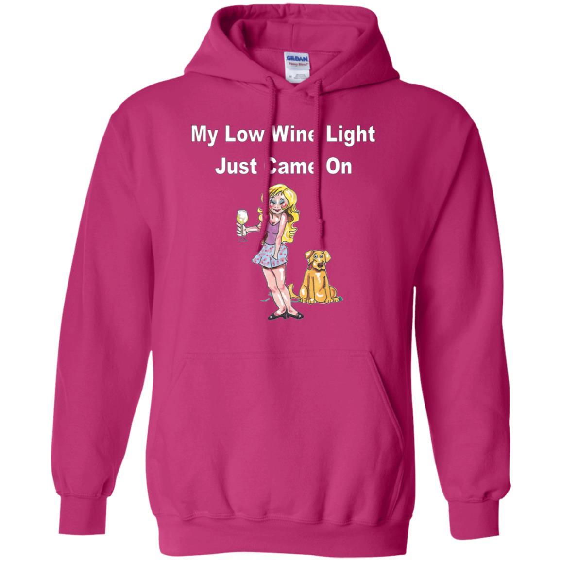 Sweatshirts Heliconia / S WineyBitches.co 'Low Wine Light" Pullover Hoodie 8 oz. WineyBitchesCo