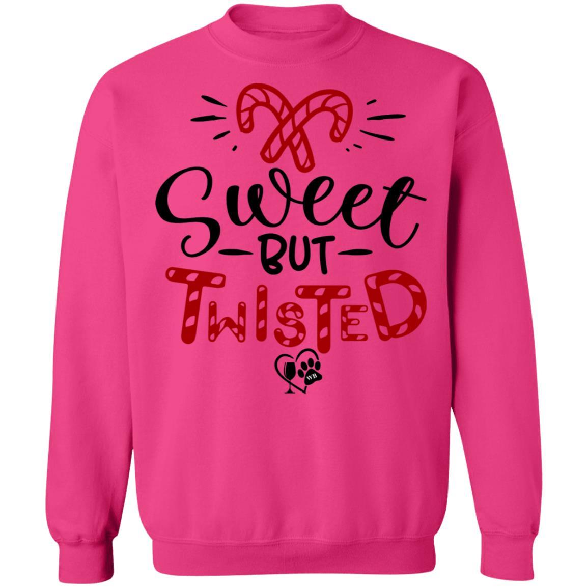 Sweatshirts Heliconia / S WineyBitches.Co "Sweet But Twisted" Crewneck Pullover Sweatshirt  8 oz. WineyBitchesCo