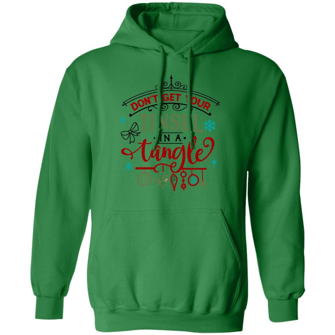 Sweatshirts Irish Green / S WineyBitches.Co 'Don't Get Your Tinsel In A Tangle" Pullover Hoodie 8 oz. WineyBitchesCo