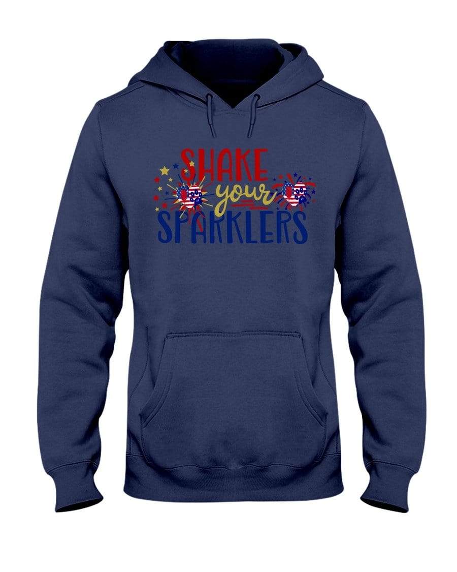 Sweatshirts J Navy / S Winey Bitches Co "Shake your Sparklers" 50/50 Hoodie WineyBitchesCo