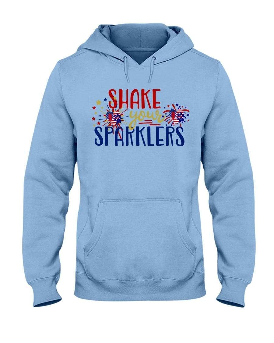 Sweatshirts Light Blue / S Winey Bitches Co "Shake your Sparklers" 50/50 Hoodie WineyBitchesCo