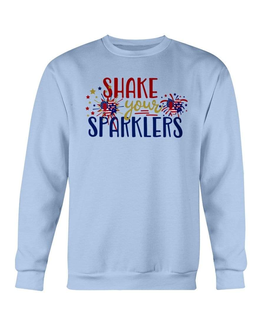 Sweatshirts Light Blue / S Winey Bitches Co "Shake your Sparklers" Sweatshirt - Crew WineyBitchesCo