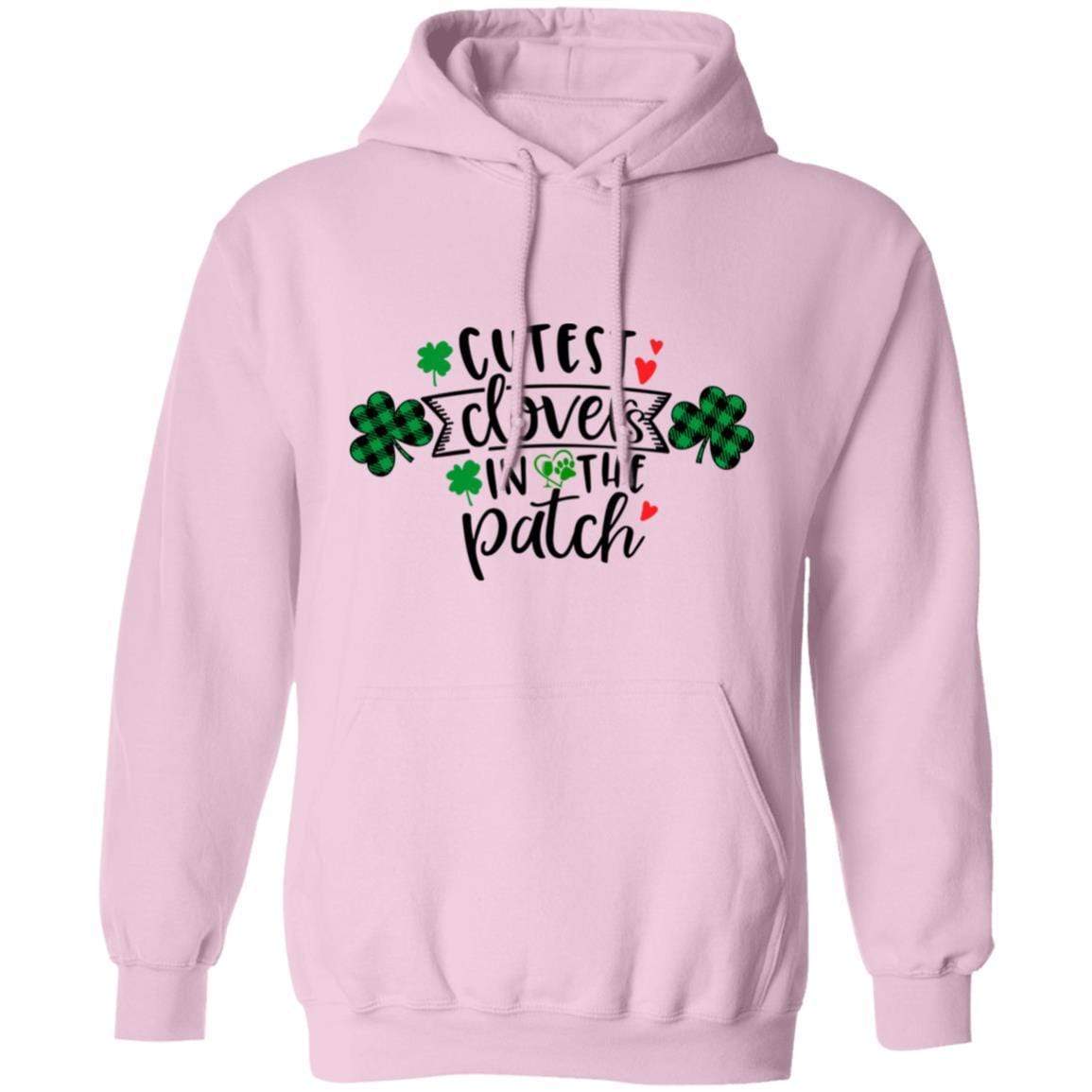 Sweatshirts Light Pink / S Winey Bitches Co "Cutest Clovers in the Patch" Pullover Hoodie 8 oz. WineyBitchesCo