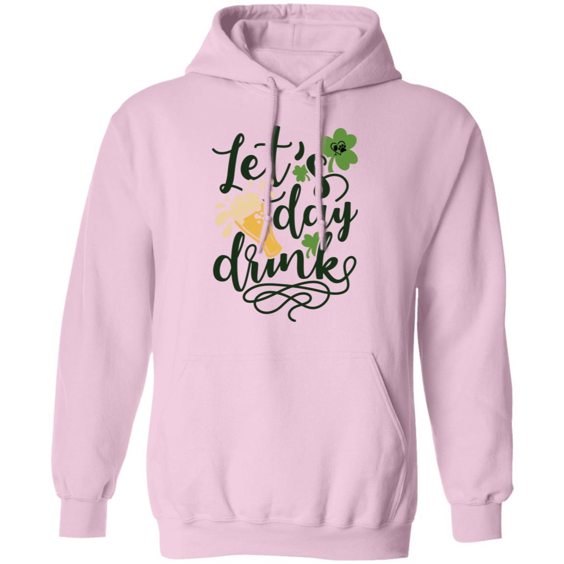 Sweatshirts Light Pink / S Winey Bitches Co  "Let's Day Drink" Pullover Hoodie 8 oz. WineyBitchesCo