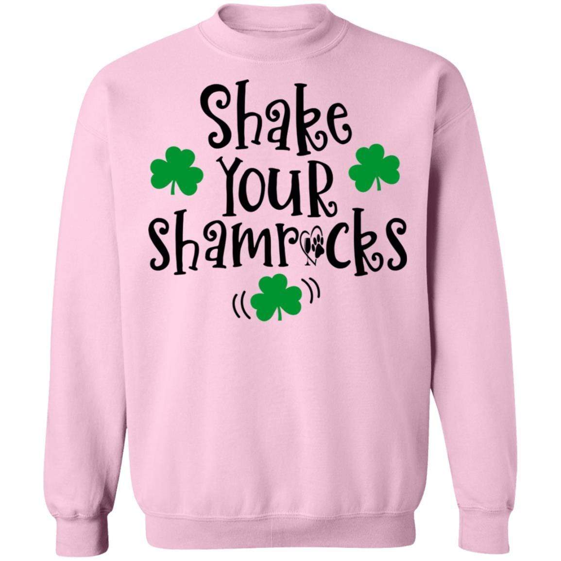 Sweatshirts Light Pink / S Winey Bitches Co "Shake Your Shamrocks" Crewneck Pullover Sweatshirt  8 oz. WineyBitchesCo