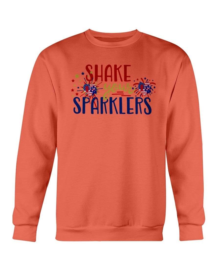 Sweatshirts Orange / S Winey Bitches Co "Shake your Sparklers" Sweatshirt - Crew WineyBitchesCo