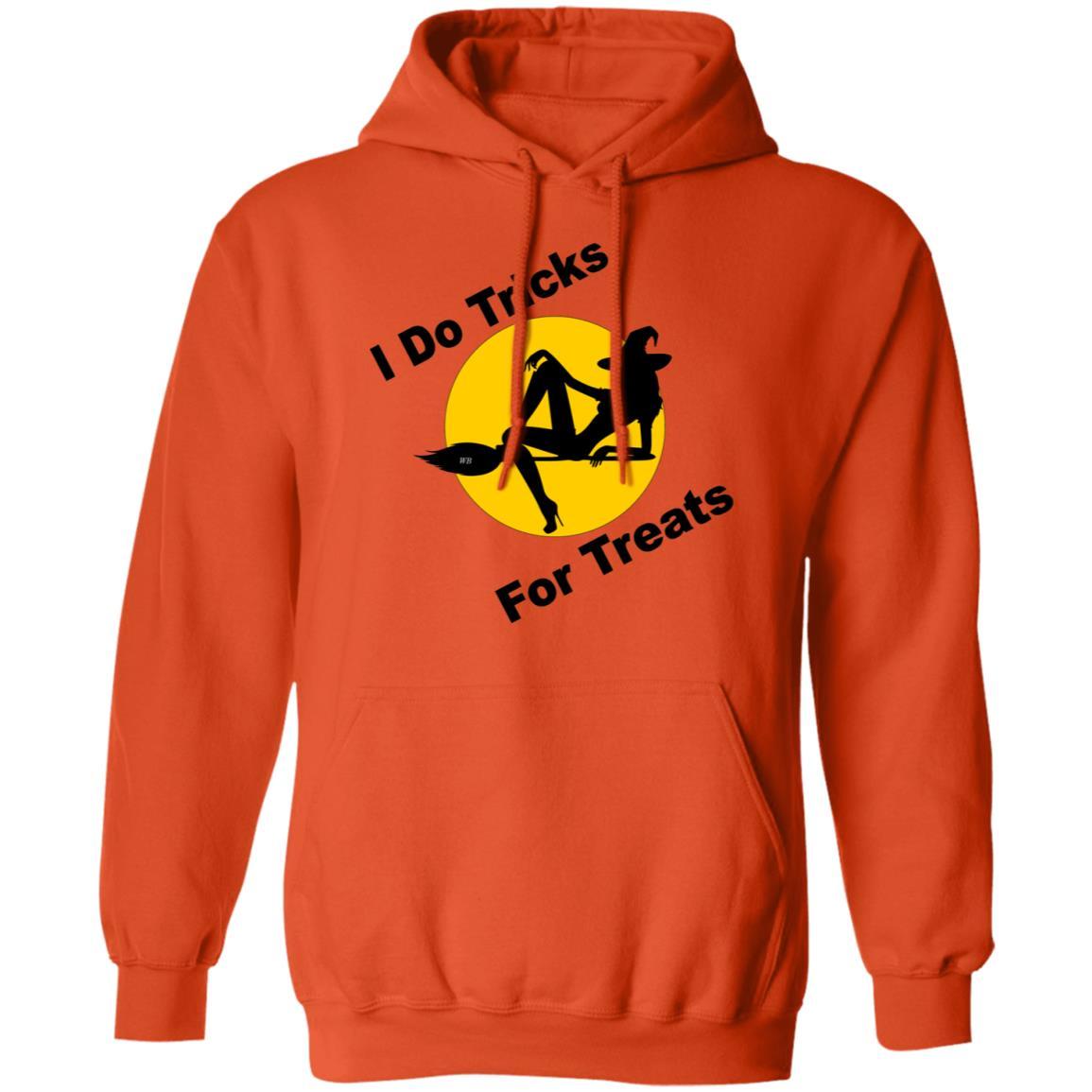 Sweatshirts Orange / S WineyBitches.Co "I Do Tricks For Treats" Pullover Hoodie 8 oz. WineyBitchesCo