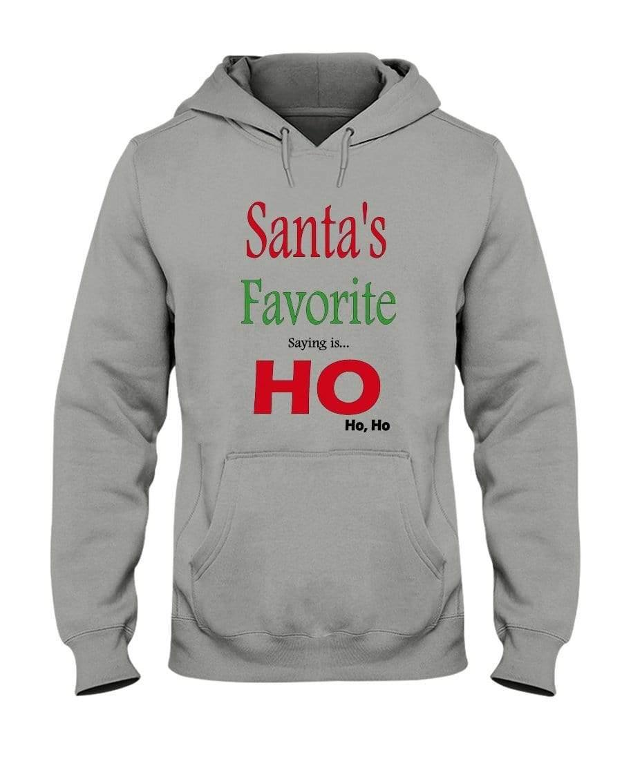 Sweatshirts Oxford / S Winey Bitches Co "Santa's Favorite Saying" 50/50 Hoodie WineyBitchesCo