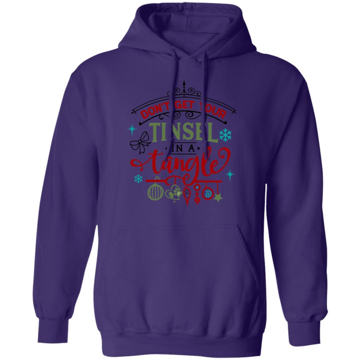 Sweatshirts Purple / S WineyBitches.Co 'Don't Get Your Tinsel In A Tangle" Pullover Hoodie 8 oz. WineyBitchesCo
