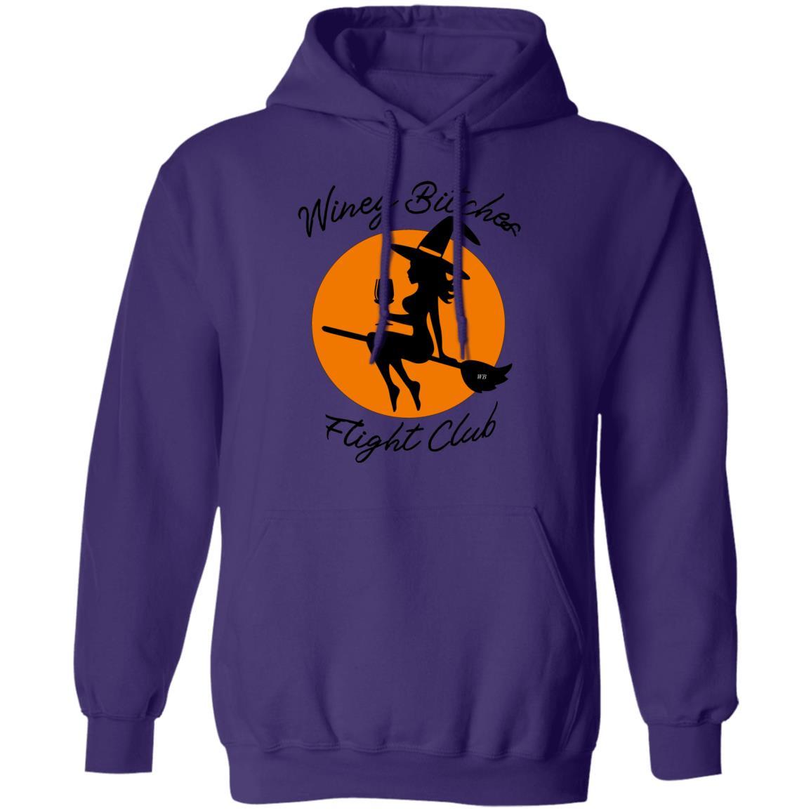 Sweatshirts Purple / S WineyBitches.Co "Winey Bitches Flight Club" Pullover Hoodie 8 oz. WineyBitchesCo