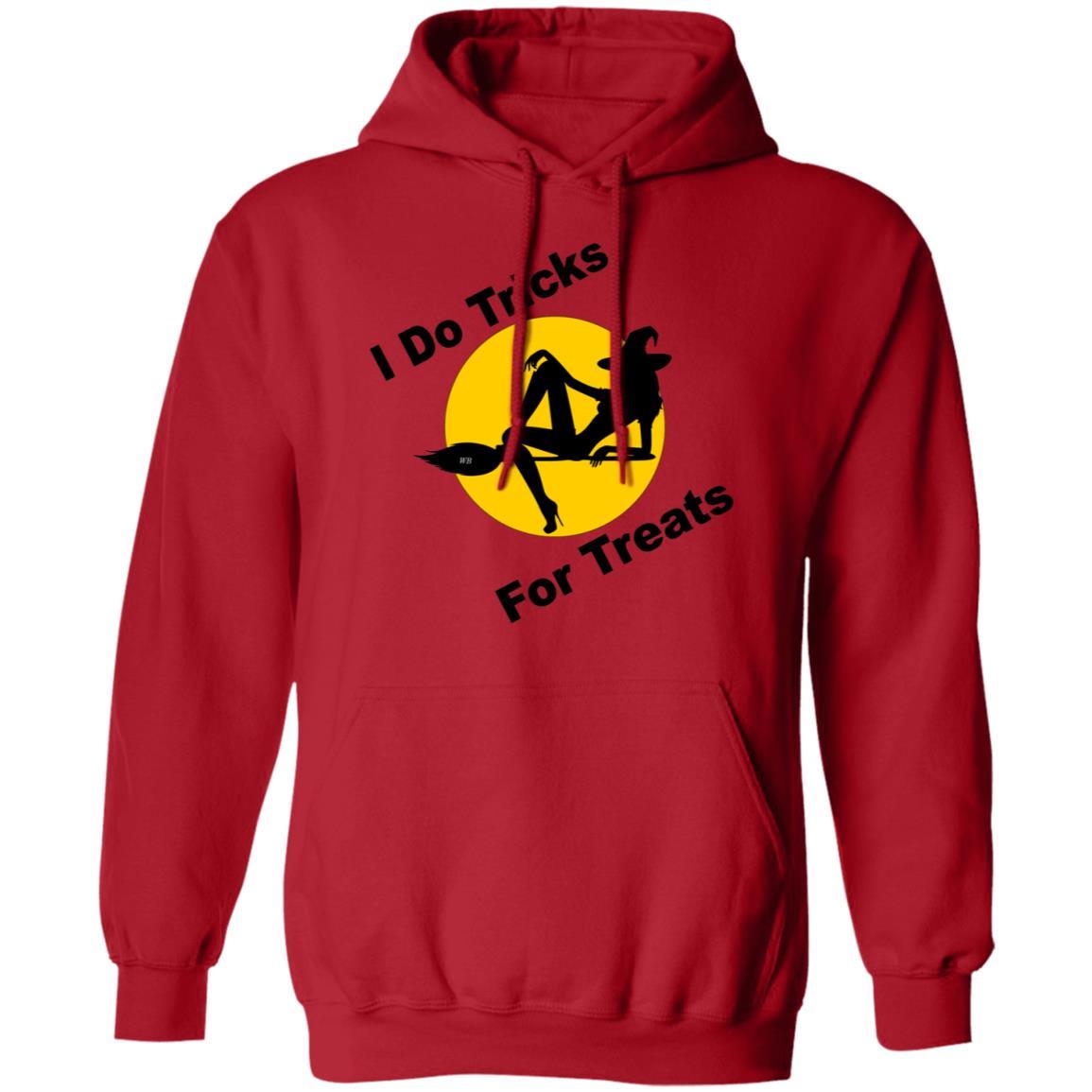 Sweatshirts Red / S WineyBitches.Co "I Do Tricks For Treats" Pullover Hoodie 8 oz. WineyBitchesCo