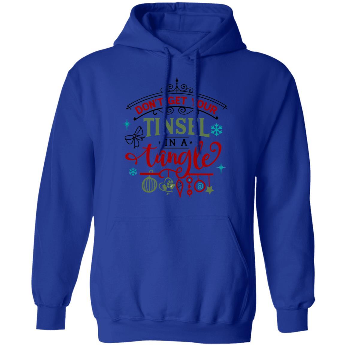 Sweatshirts Royal / S WineyBitches.Co 'Don't Get Your Tinsel In A Tangle" Pullover Hoodie 8 oz. WineyBitchesCo