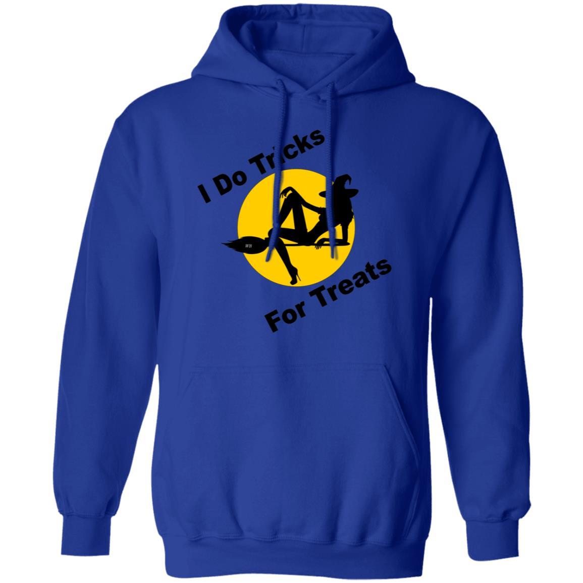 Sweatshirts Royal / S WineyBitches.Co "I Do Tricks For Treats" Pullover Hoodie 8 oz. WineyBitchesCo