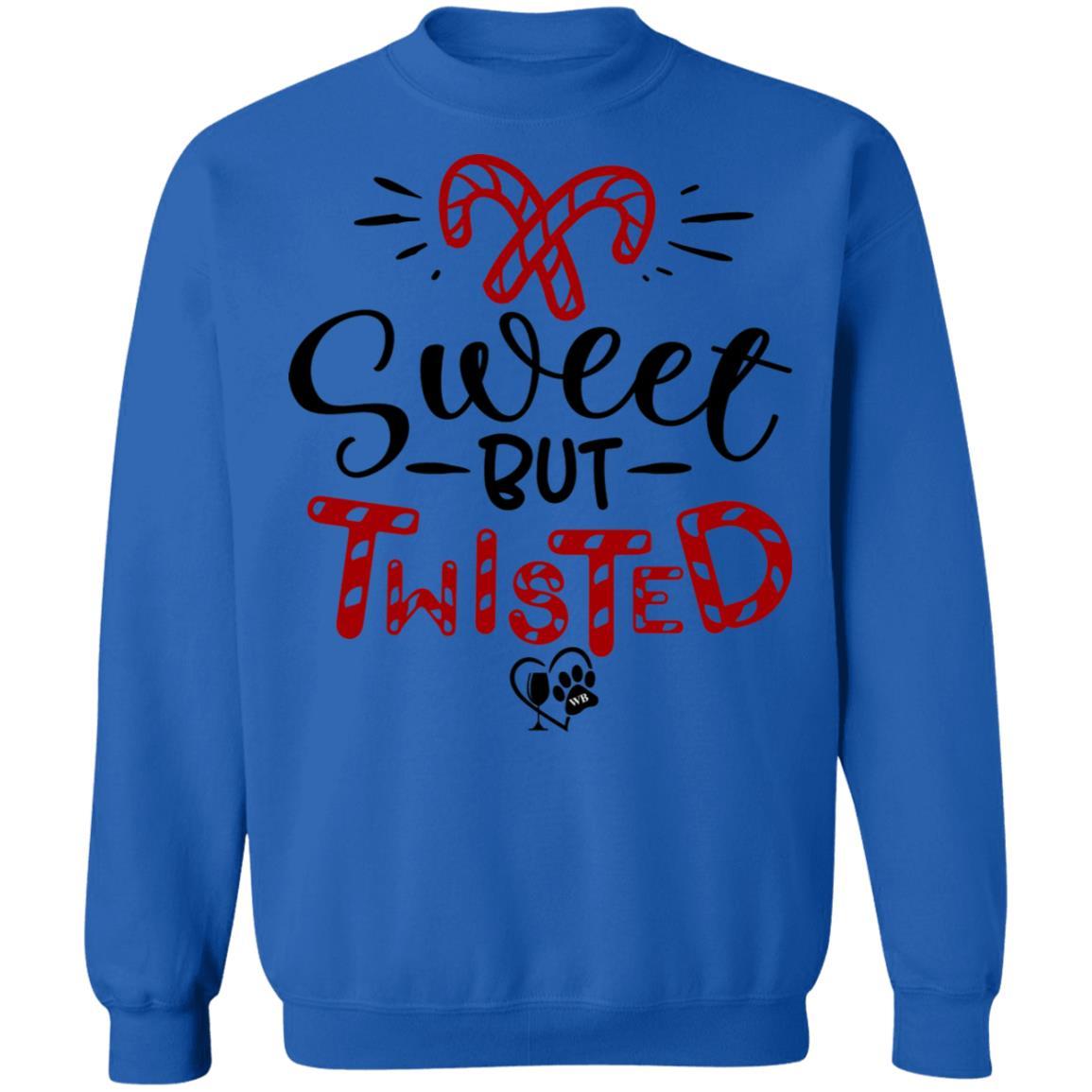 Sweatshirts Royal / S WineyBitches.Co "Sweet But Twisted" Crewneck Pullover Sweatshirt  8 oz. WineyBitchesCo