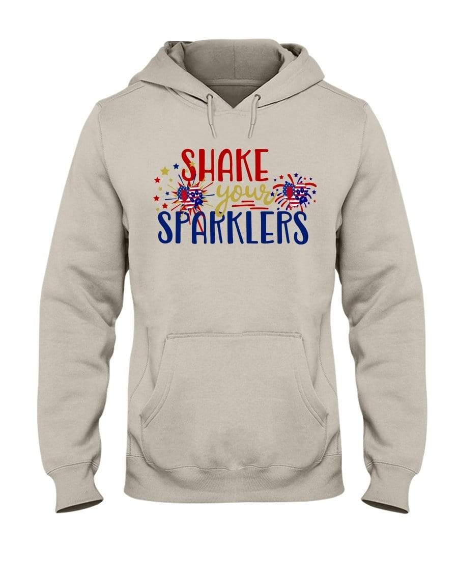 Sweatshirts Sandstone / S Winey Bitches Co "Shake your Sparklers" 50/50 Hoodie WineyBitchesCo