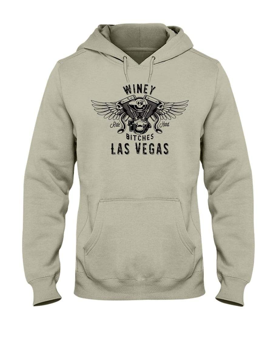 Sweatshirts Sandstone / S Winey Bitches "Ride Hard Las Vegas" 50/50 Hoodie WineyBitchesCo