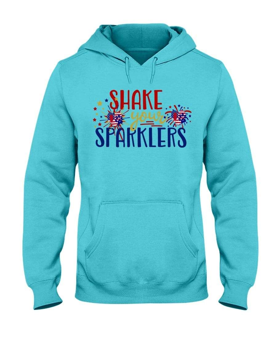 Sweatshirts Scuba Blue / S Winey Bitches Co "Shake your Sparklers" 50/50 Hoodie WineyBitchesCo