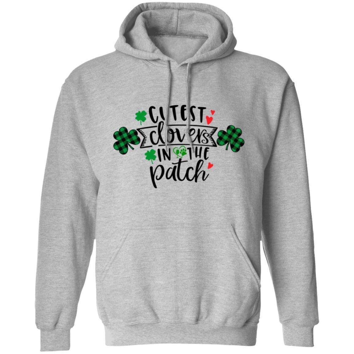 Sweatshirts Sport Grey / S Winey Bitches Co "Cutest Clovers in the Patch" Pullover Hoodie 8 oz. WineyBitchesCo