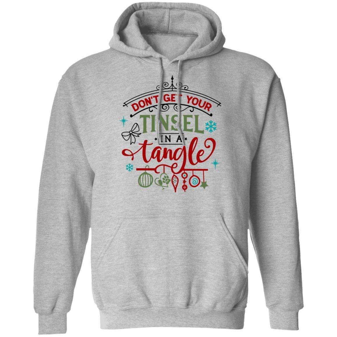 Sweatshirts Sport Grey / S WineyBitches.Co 'Don't Get Your Tinsel In A Tangle" Pullover Hoodie 8 oz. WineyBitchesCo