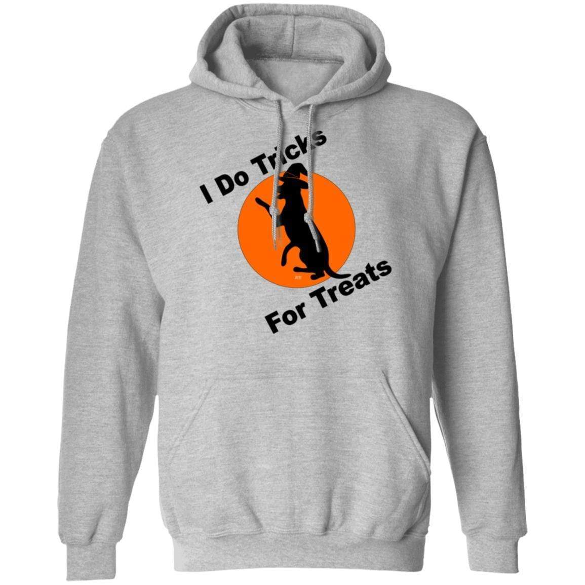 Sweatshirts Sport Grey / S WineyBitches.Co "I Do Tricks For Treats" Dog- Pullover Hoodie 8 oz. WineyBitchesCo