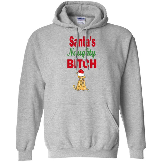 Sweatshirts Sport Grey / S WineyBitches.co Santa's Naughty Bitch-Jazzy Pullover Hoodie WineyBitchesCo