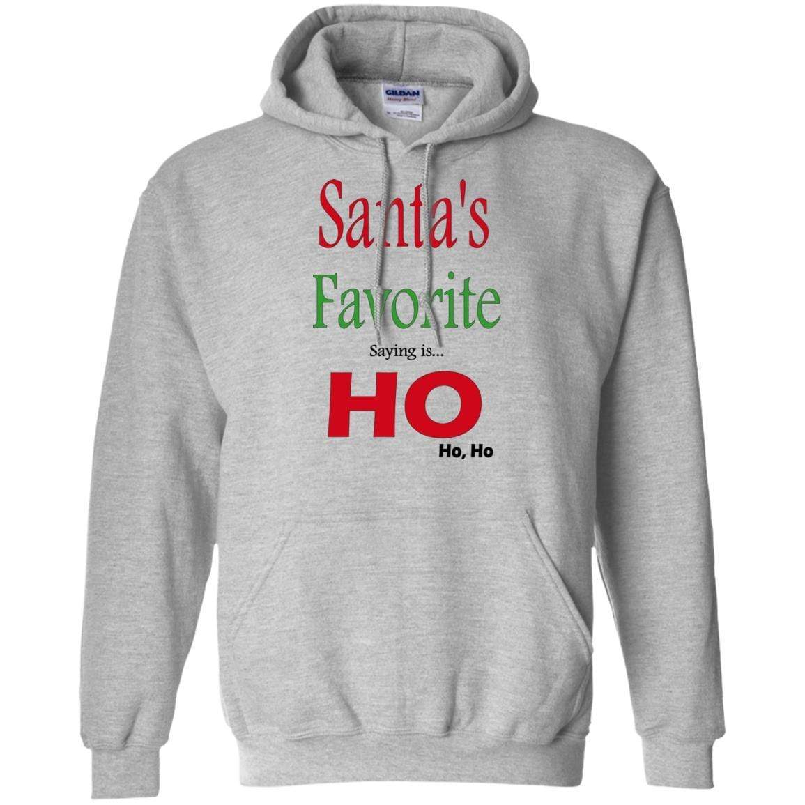 Sweatshirts Sport Grey / S WineyBitches.co "Santas Favorite Saying" Pullover Hoodie WineyBitchesCo