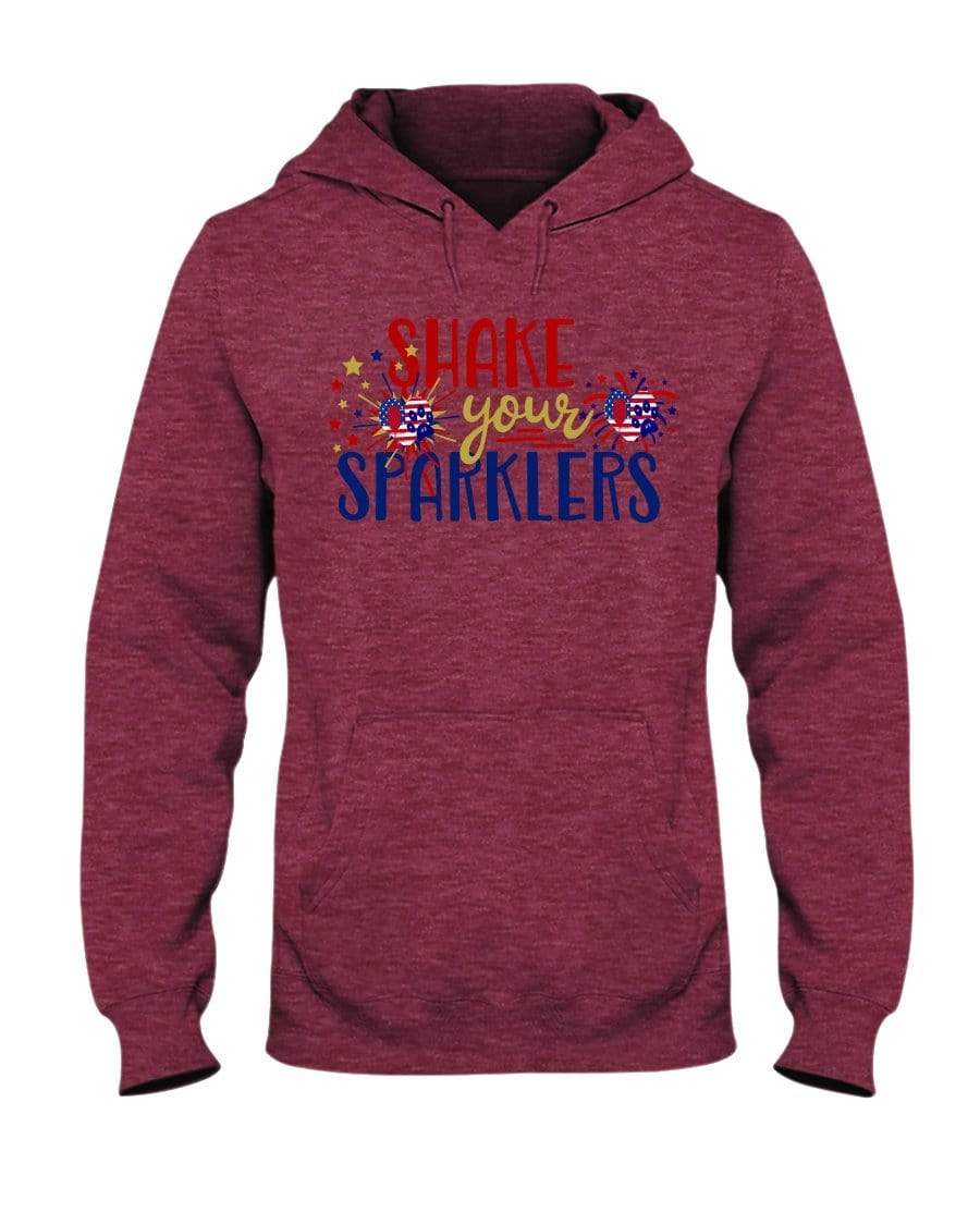 Sweatshirts Vintage Hth Red / S Winey Bitches Co "Shake your Sparklers" 50/50 Hoodie WineyBitchesCo