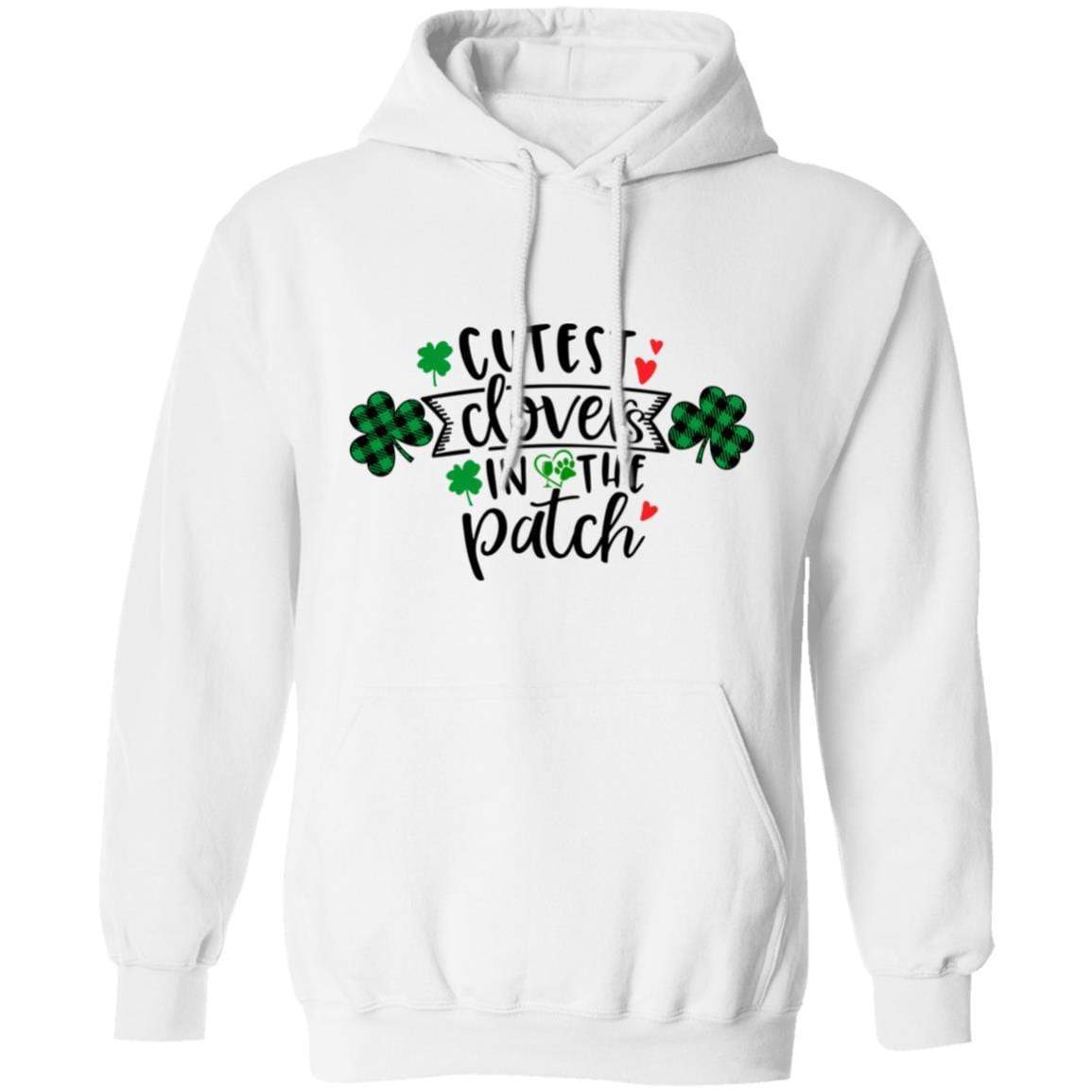 Sweatshirts White / S Winey Bitches Co "Cutest Clovers in the Patch" Pullover Hoodie 8 oz. WineyBitchesCo