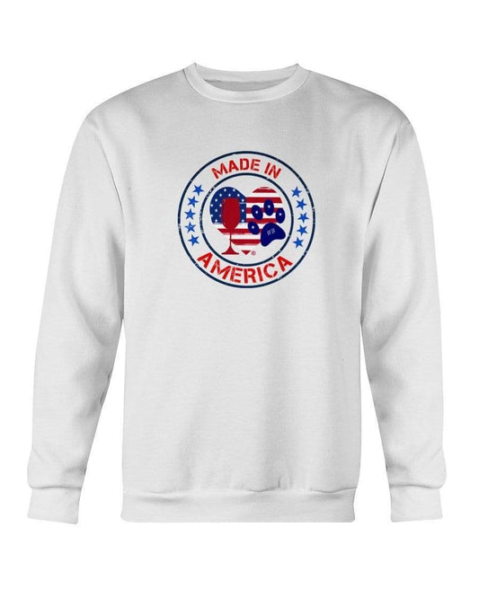 Sweatshirts White / S Winey Bitches Co "Made In America" Sweatshirt - Crew WineyBitchesCo