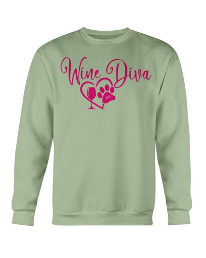 Sweatshirts Winey Bitches Co "Wine Diva 2" Sweatshirt - Crew WineyBitchesCo