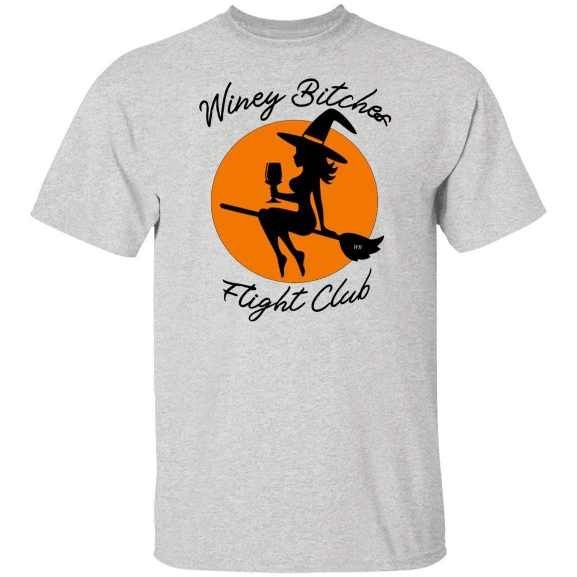 T-Shirts Ash / S WineyBitches.Co "Winey Bitches Flight Club" Ultra Cotton T-Shirt WineyBitchesCo