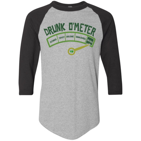 T-Shirts Athletic Heather/Black / S Winey Bitches Co Colorblock Raglan Jersey WineyBitchesCo