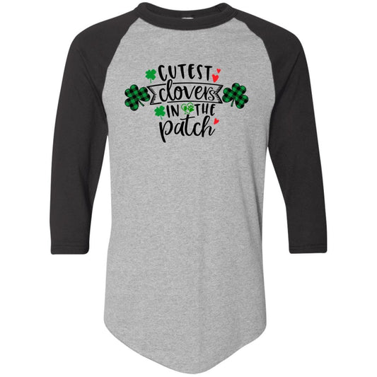 T-Shirts Athletic Heather/Black / S Winey Bitches Co Colorblock Raglan Jersey WineyBitchesCo