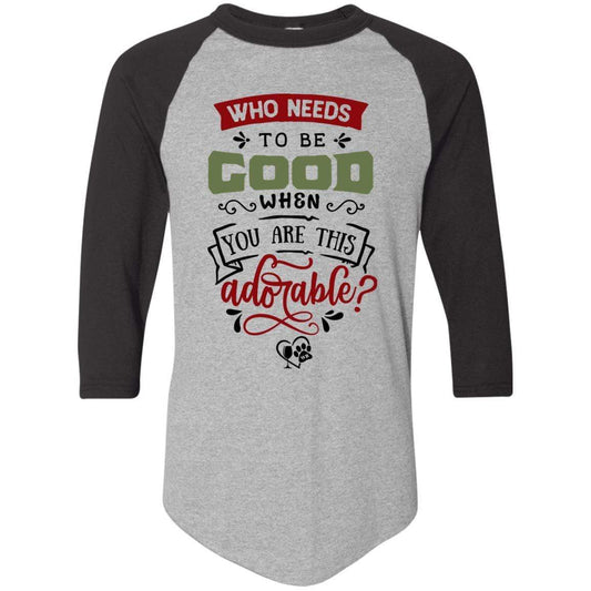 T-Shirts Athletic Heather/Black / S WineyBitches.Co Colorblock Raglan Jersey WineyBitchesCo